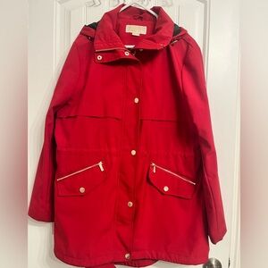 Michael Kors Red Utility Jacket